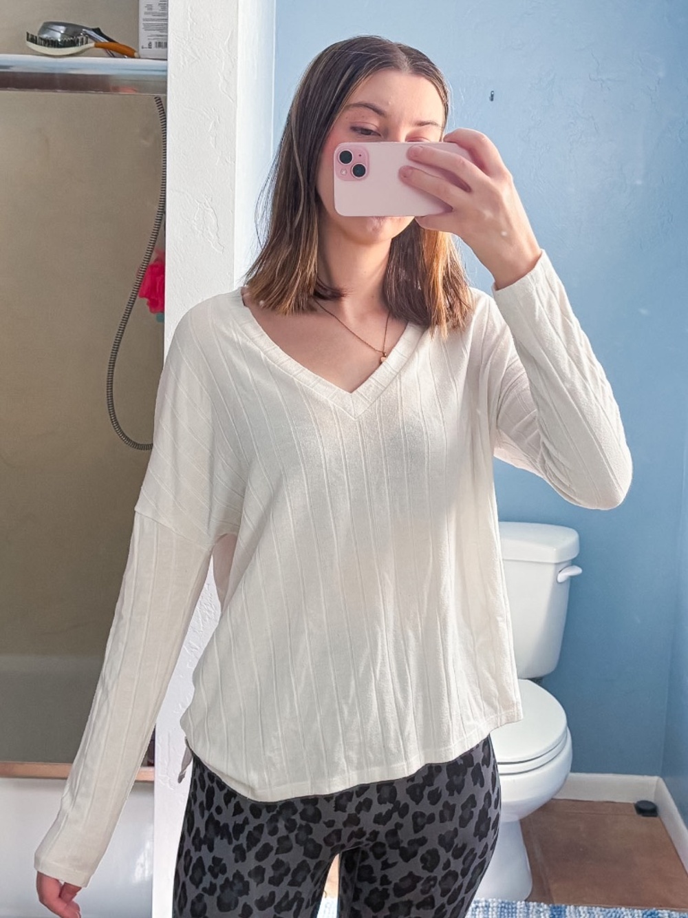 Long Sleeve White Top